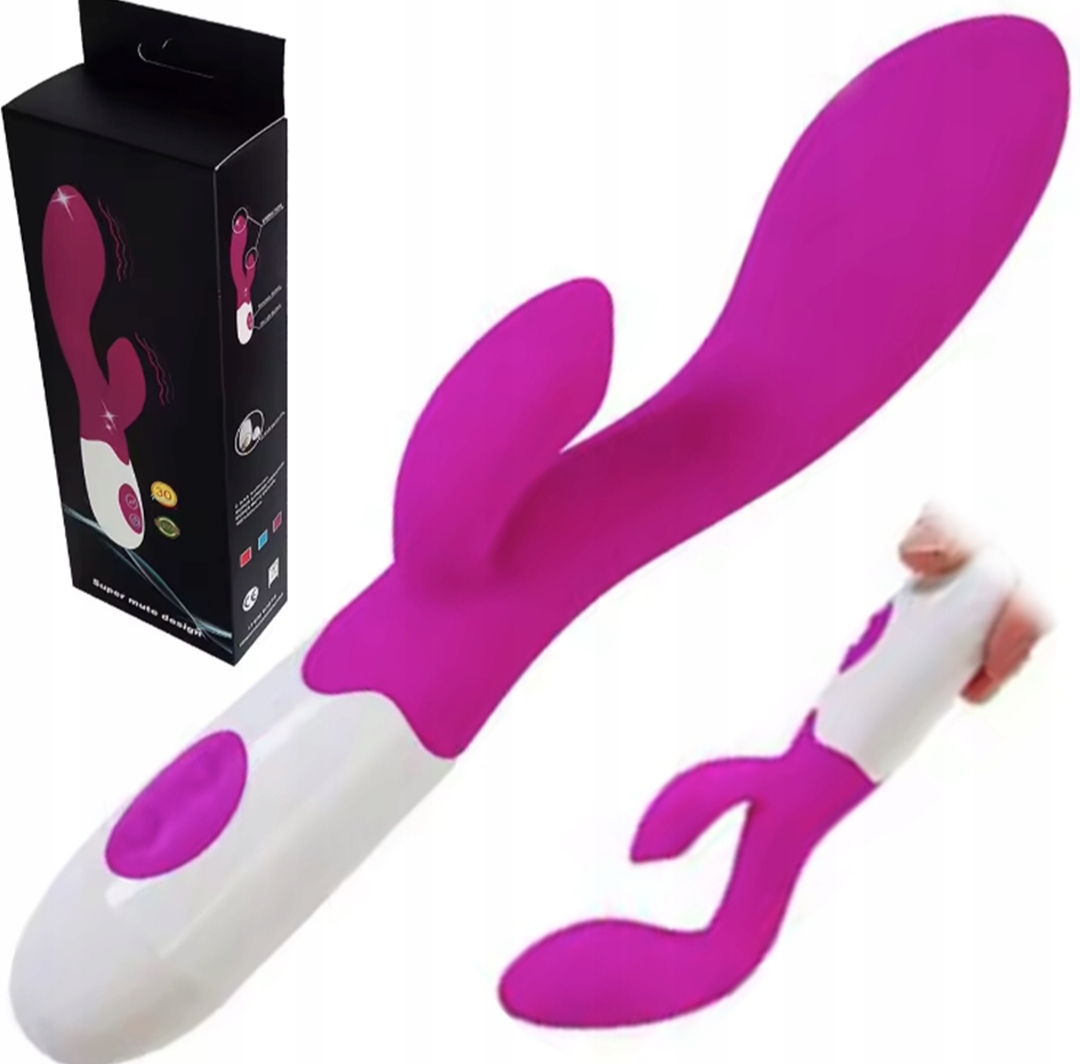 Pénis vibrant 2en1 avec doigt vibrant