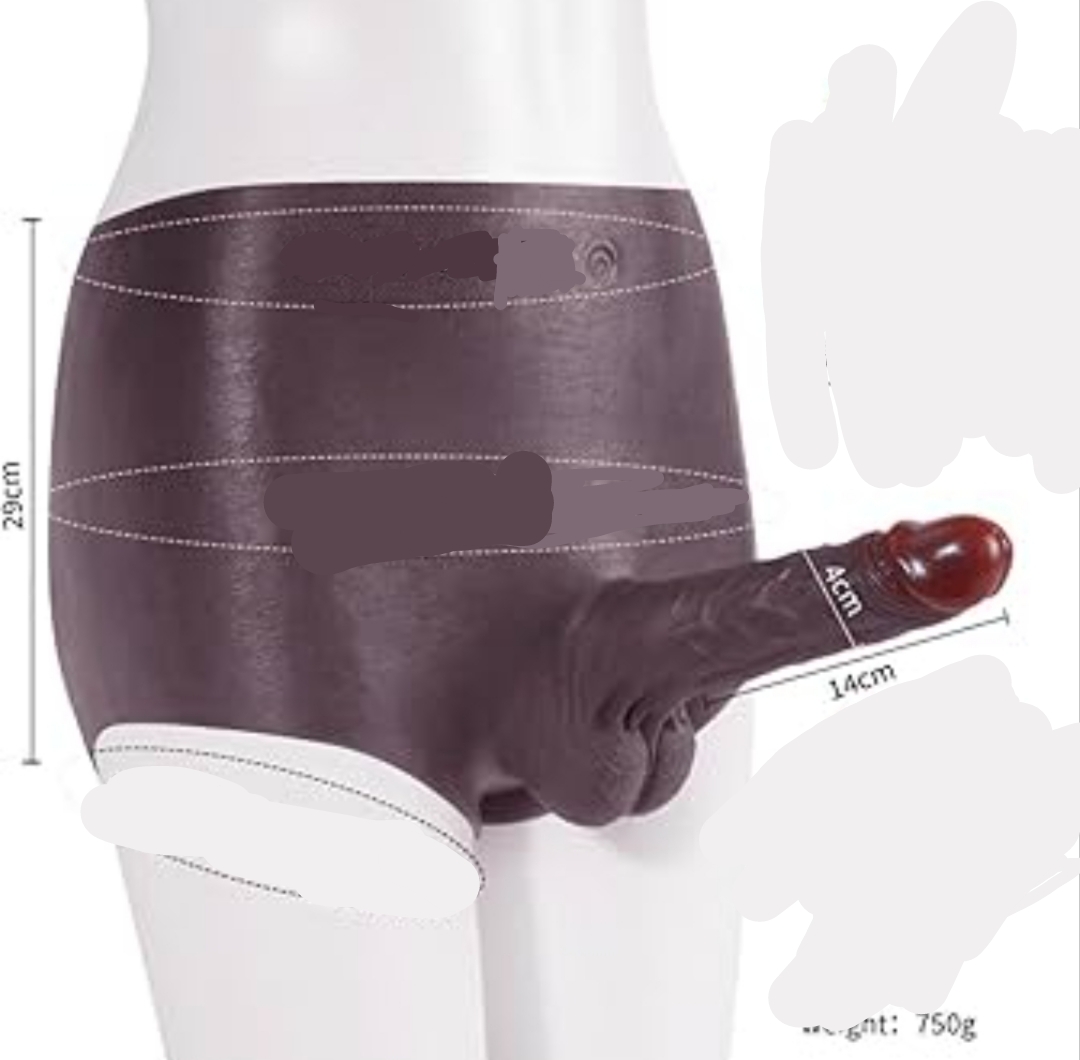 Bermuda pénis en silicone pour homme avec emplacement pour le pénis