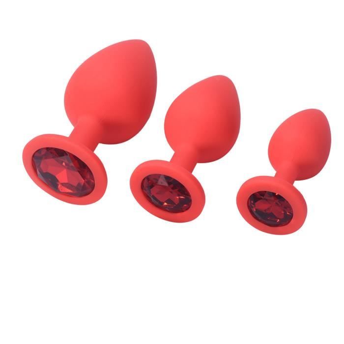Pack de 3 plug anal